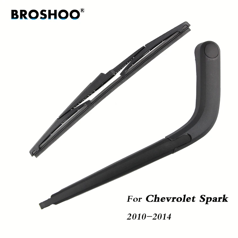 BROSHOO Car Rear Wiper Blades Back Windscreen Wiper Arm For Chevrolet Spark Hatchback (2010-2014) 310mm,Windshield Auto Styling front and rear wiper blades for opel astra g hatchback 1998 2004 windshield wiper auto car styling 20 19 16