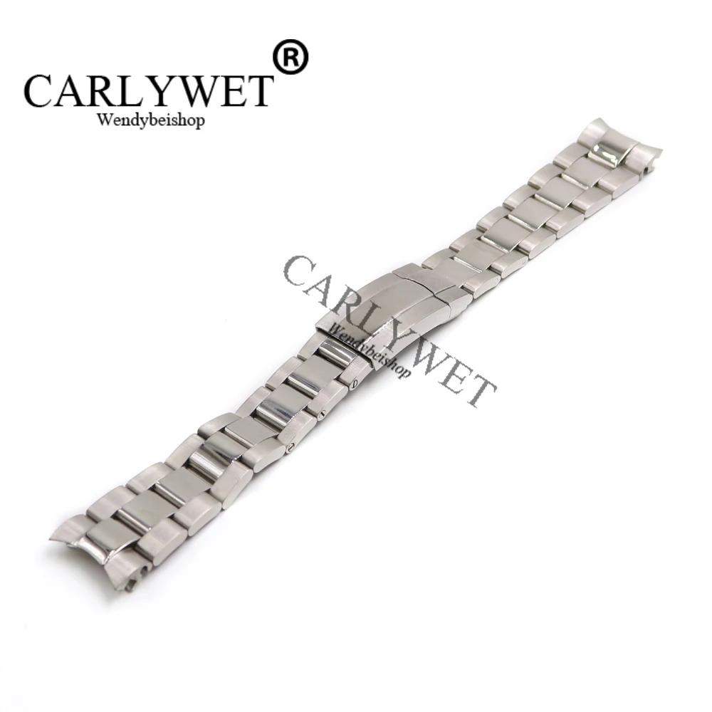 CARLYWET 20 мм 316L нержавеющая сталь твердые изогнутые концевые винтовые звенья
