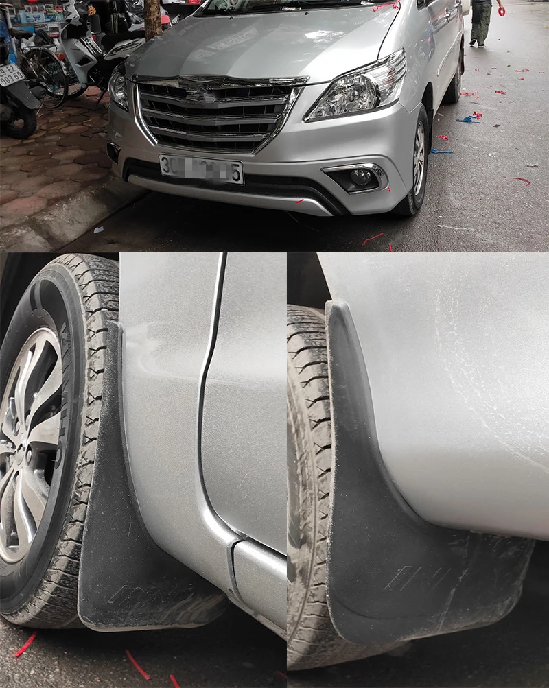 Автомобиль Всплеск брызговики подходят для 2010- Toyota Innova крыло 4 шт./компл