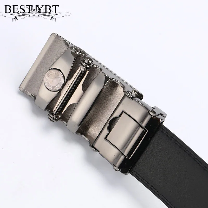 

Best YBT Men Belt Imitation leather Alloy Automatic Buckle Belt Business affairs cowboy pants Decoration High Quality Belt