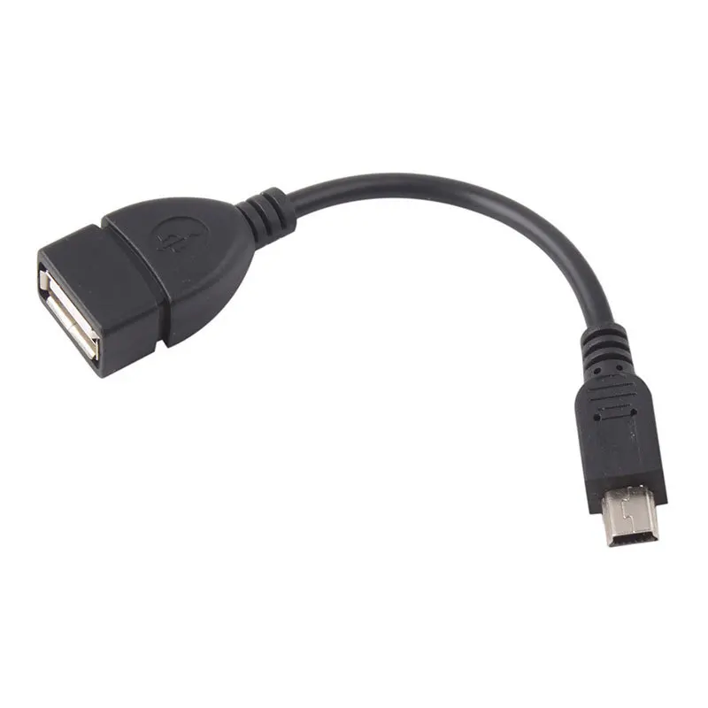 Мини USB B папа к 2 0 Женский адаптер хоста OTG удлинитель Черный 14 см #54012|usb cable uk|cable usb
