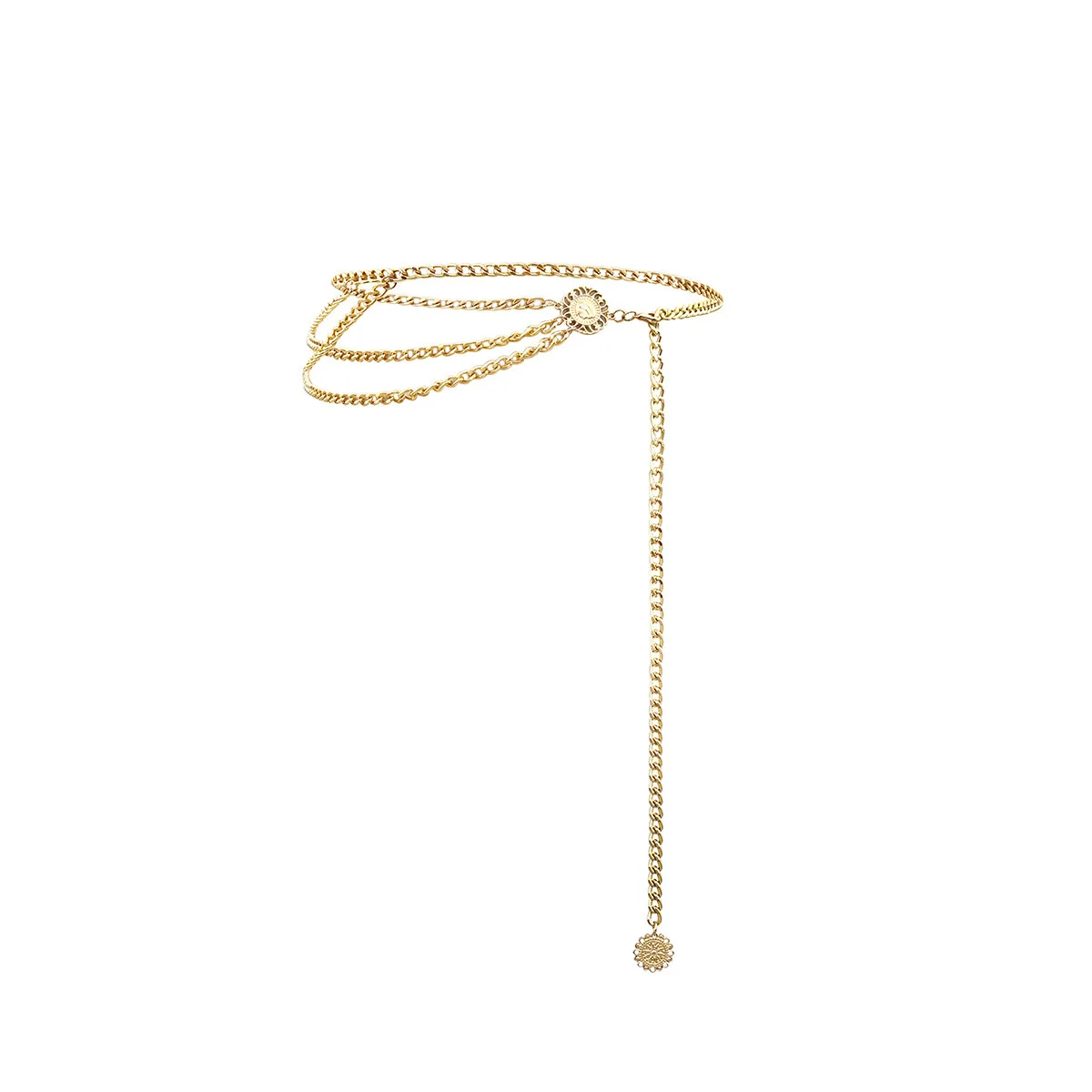 Sexy Women Metal waist chain match dress Fashion personality belt for women hip hop style female belts ceinture femme accessorie |