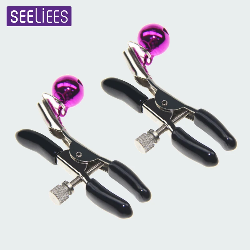 SEELIEES БДСМ грудь секс фиолетовый колокол эротические соски сексуальные фетиш