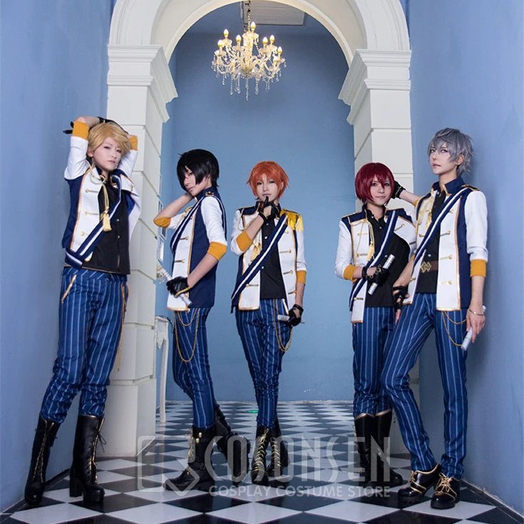 Костюм для косплея ONSEN ансамбль звезды Рыцари Tsukasa Suou Izumi Sena Leo Tsukinaga Arashi Narukami Ritsu