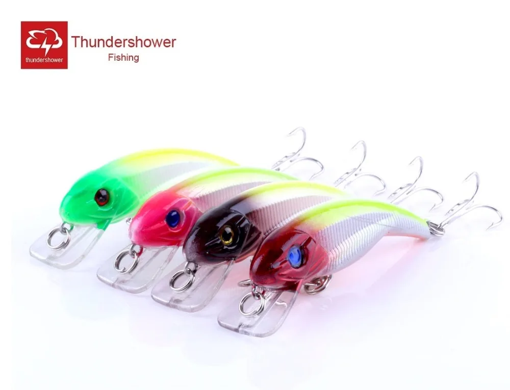 

Большая распродажа, 4 шт., новая приманка в виде гольяна, искусственная приманка, 3D рыбий глаз, жесткая пластиковая плавающая приманка, искус...