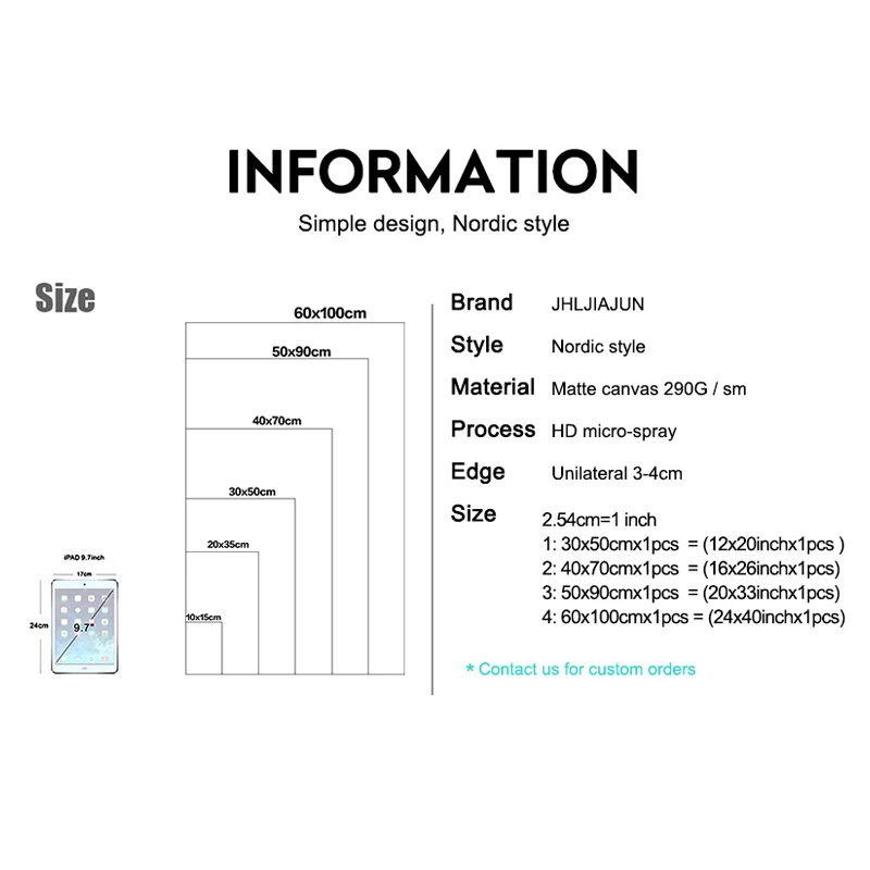 Картина на холсте JHLJIAJUN современный ночной город в скандинавском стиле красочная