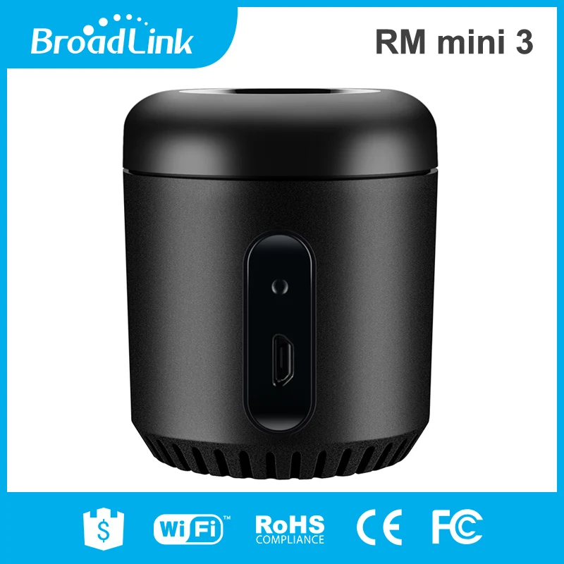 BroadLink Black Bean Broadlink IR Control Hub RM Mini3 Smart Home Wi-Fi Infrared Universal Remote One for All | Электроника