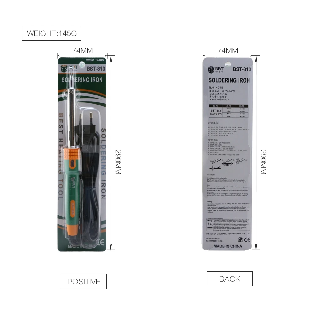 

Welding Equipment Electric Soldering Iron 110V/220V 30W 40W 50W 60W Repairing Computers EU Repair Tools Solder Soldering Iron