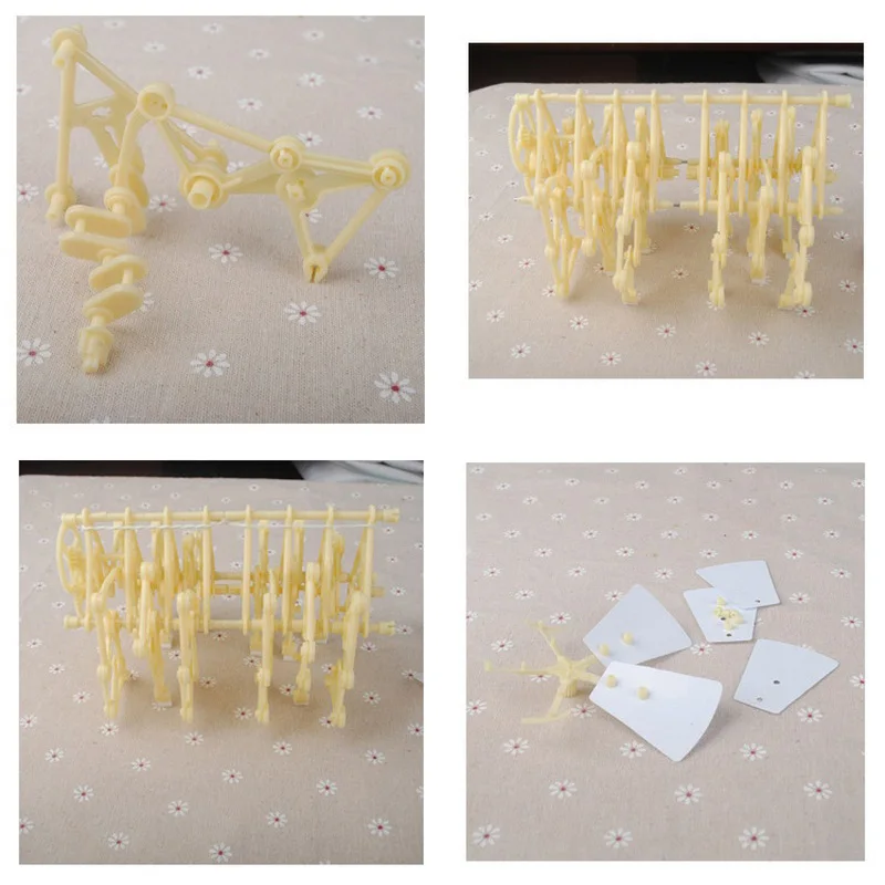 DIY Puzzle Toy Wind Powered Walker Mini Strandbeest Assembling Model Toys 3D Puzzles Funny for Children Gift with Box | Игрушки и хобби