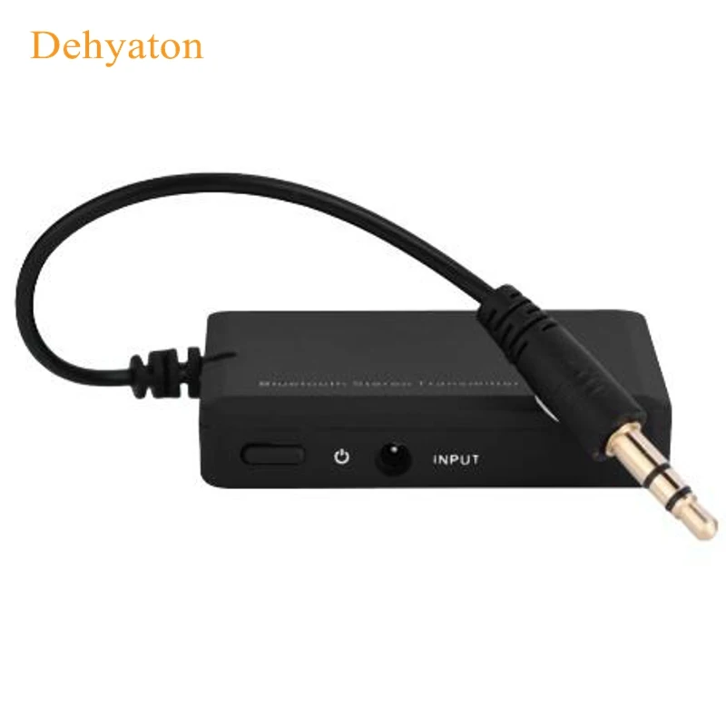 

Dehyaton Mini 3.5mm Bluetooth Audio Transmitter A2DP Stereo Dongle Adapter for TV iPod Mp3 Mp4 PC Bluetooth Audio Music Receiver