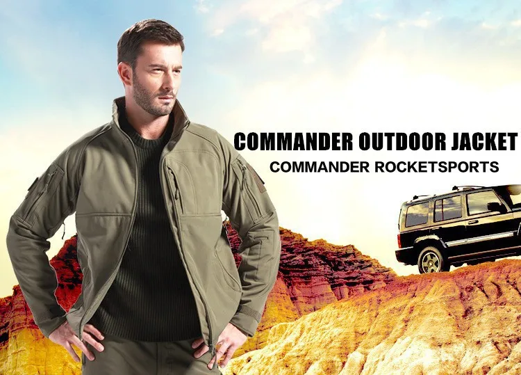 Тактическая мужская куртка TAD Shark Skin Commander теплая водонепроницаемая ветровка для