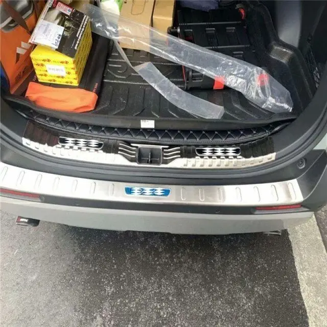 Высококачественная Автомобильная Задняя накладка на бампер из нержавеющей стали защитная накладка наклейка пластина для Toyota RAV4 RAV 4