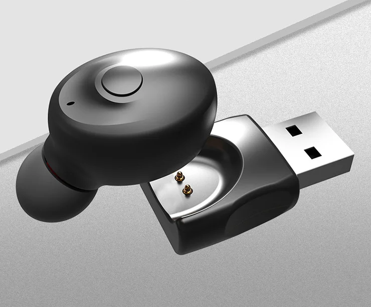 XG-U17 Новинка USB зарядка мини беспроводные Bluetooth наушники для автомобиля bluetooth V5.0 Спортивная беспроводная гарнитура с микрофоном для iPhone XR - Цвет: XG-U17