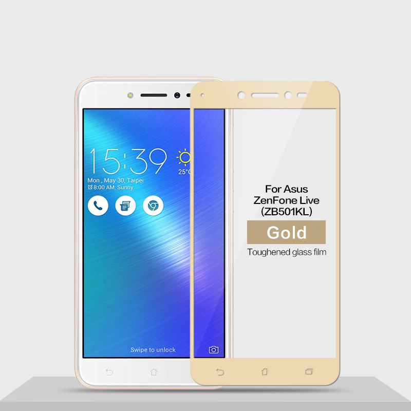 9 H полное покрытие из закаленного стекла для Asus Zenfone Live ZB501KL X00FD протектор экрана ZB