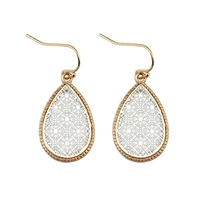 zwpon morocco design alloy filigree teardrop earrings for woman symmetry alloy figure drop earrings jewelry wholesale