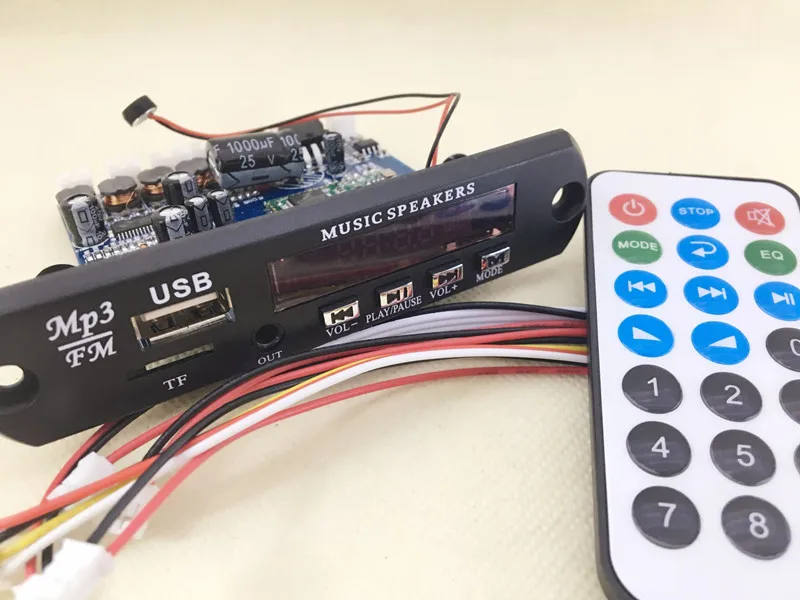 Bluetooth 4 0 стерео APE FLAC WAV WMA MP3 аудио декодер плата 10 Вт * 2 усилителя FM87.5-108 мобильное