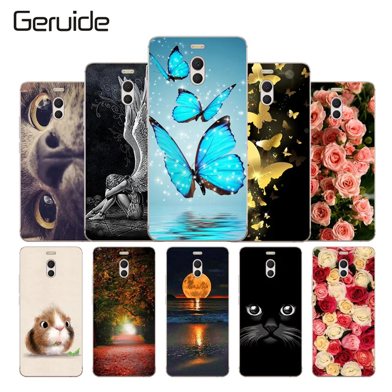 Geruide Meizu m6 Note чехол роскошные Мягкий силиконовый для Примечание защиты телефона m 6