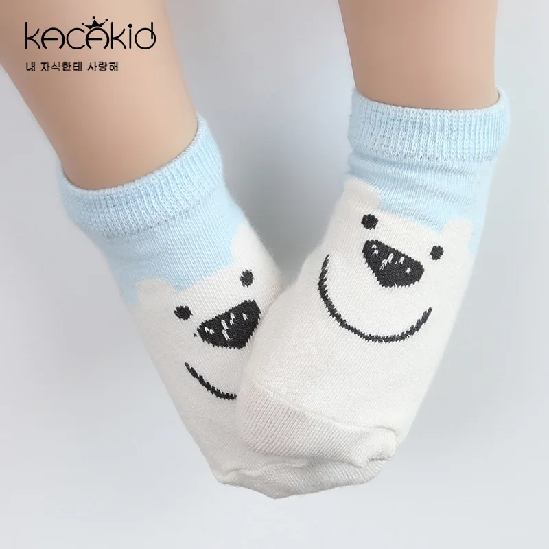 

Детские противоскользящие хлопковые носки унисекс с рисунком