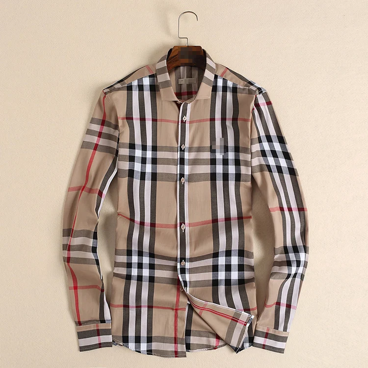 Настоящее фотография фотографии мужская стильная плед с длинным рукавом