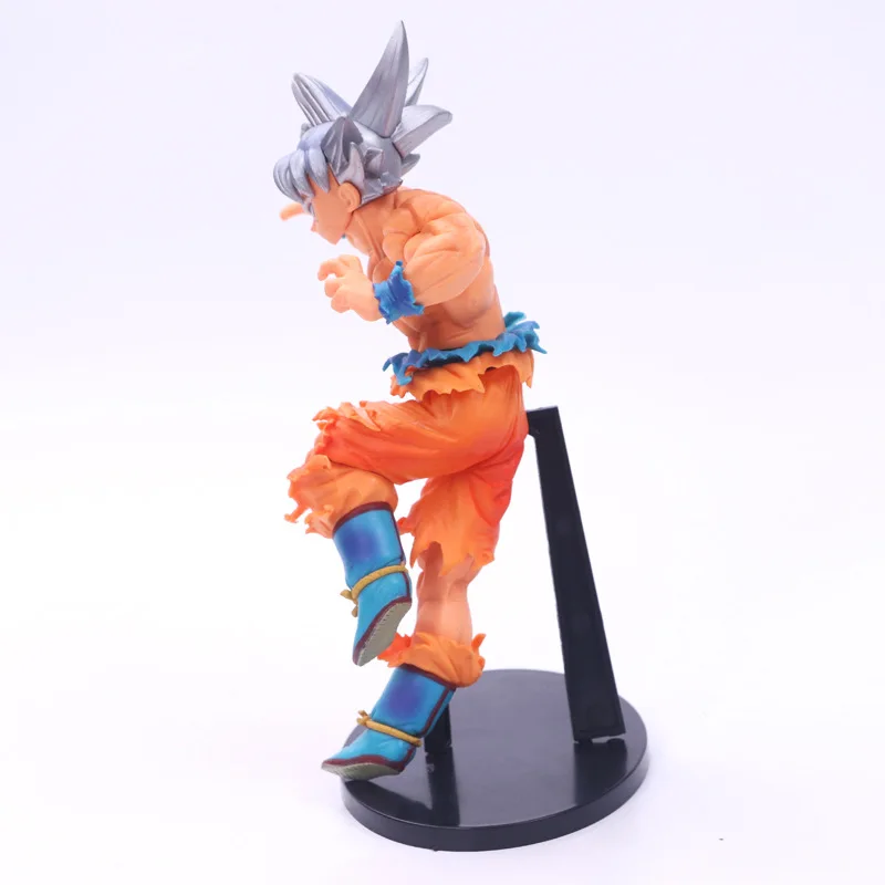 Супер фигурки из аниме 23 см с драконом белыми волосами ультра Instinct Son Goku ПВХ