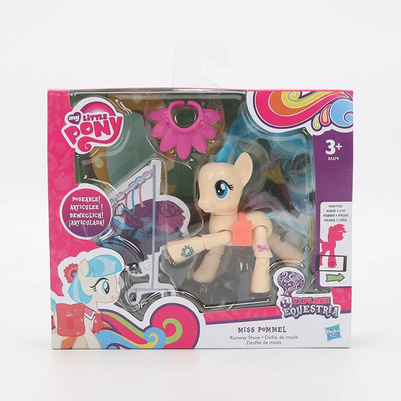 Игрушки My Little Pony Cutie Mark Magic Miss Pommel Rainbow Dash Twilight Sparkle ПВХ Фигурки Коллекционная модель игрушки куклы