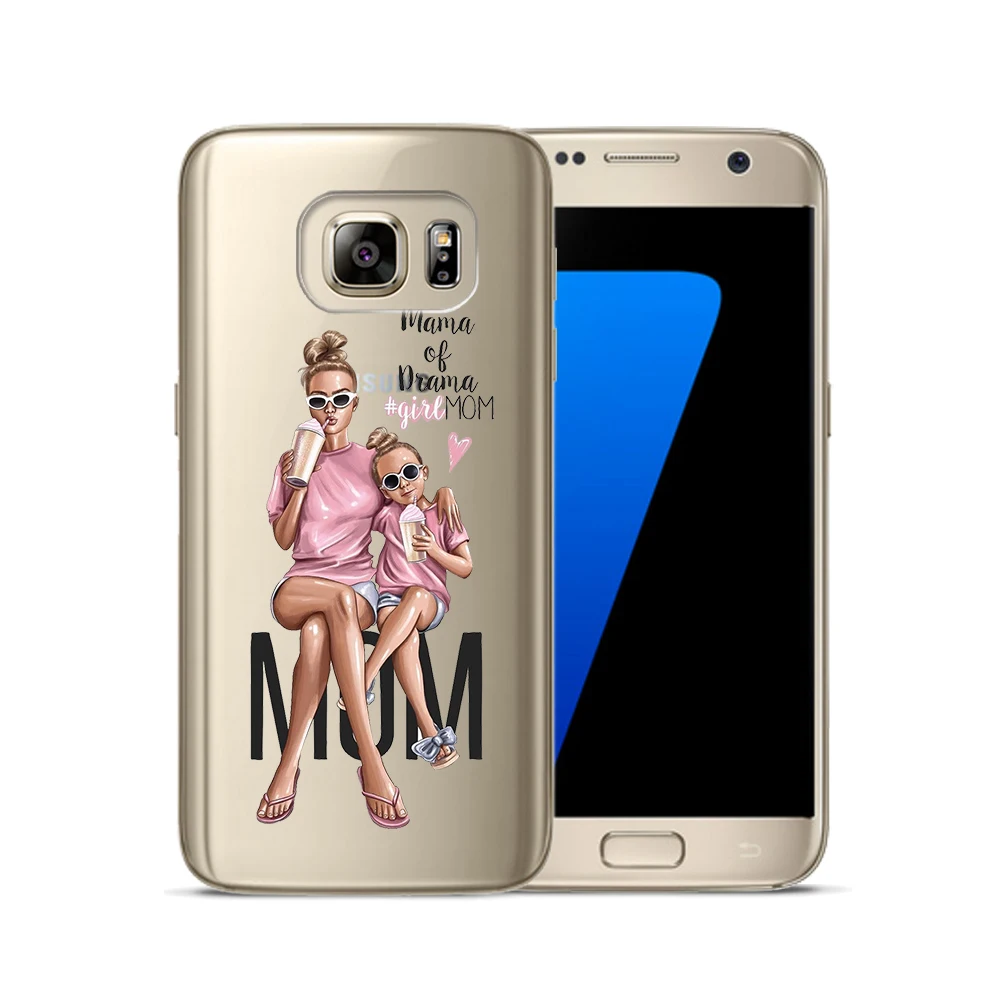 Модный мягкий чехол из ТПУ для samsung Galaxy S6 S7 Edge S8 S9 Plus S10 Plus E Note 8 9
