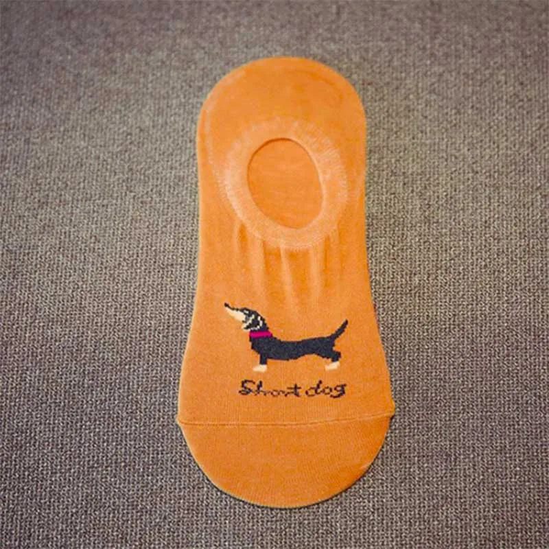 

new1Pair Boat Socks Non-slip Printed Fashion Male Invisible Men Ankle Socks Summer Cotton Socks Silicone Breathable hip hop