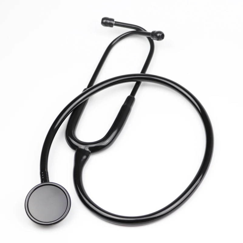 Все черные новые Professional Health Care медицинские Estetoscopio кровяное давление одна голова милый стетоскоп
