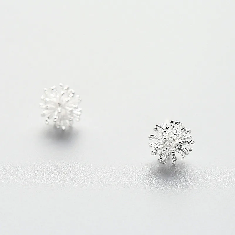 INZATT Одуванчик цветочный шар женское ювелирное изделие из настоящего серебра 925