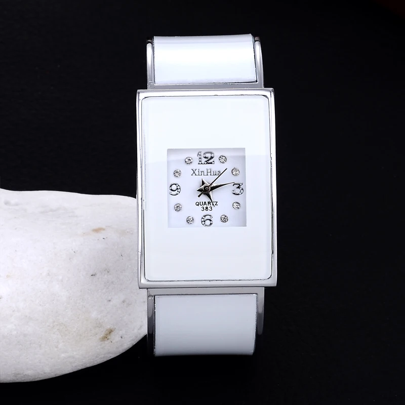 Часы Xinhua reloj mujer модные женские часы браслет роскошные прямоугольные из