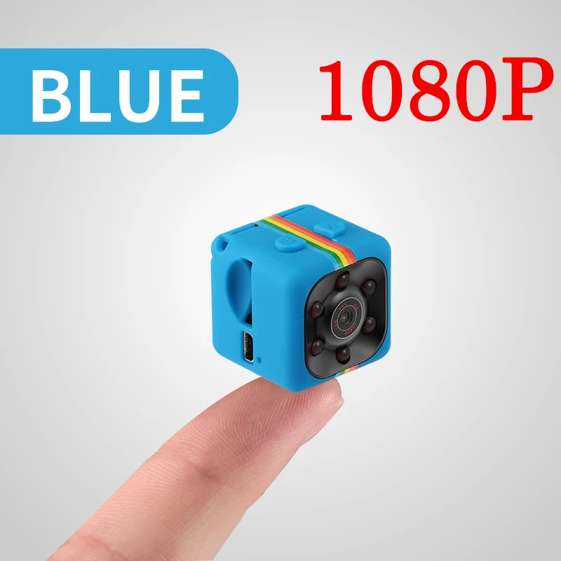 1080P Blue Новинка SQ11 HD 1080 P Мини камера Espia Oculta камера gizli Micro Cam секретный маленький видеорегистратор с режимом ночной съемки велосипед поддержка Скрытая TF карта - Цвет: 1080P Blue