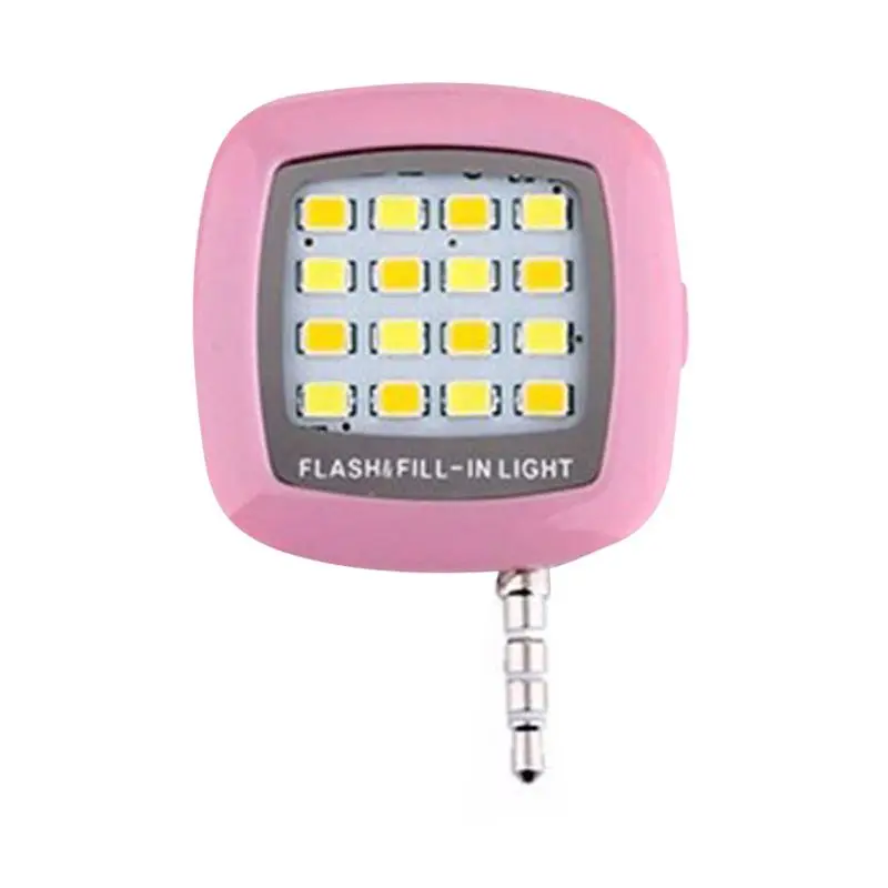 EDAL Mini 16 светодио дный камера вспышка прожектор смартфон телефон селфи