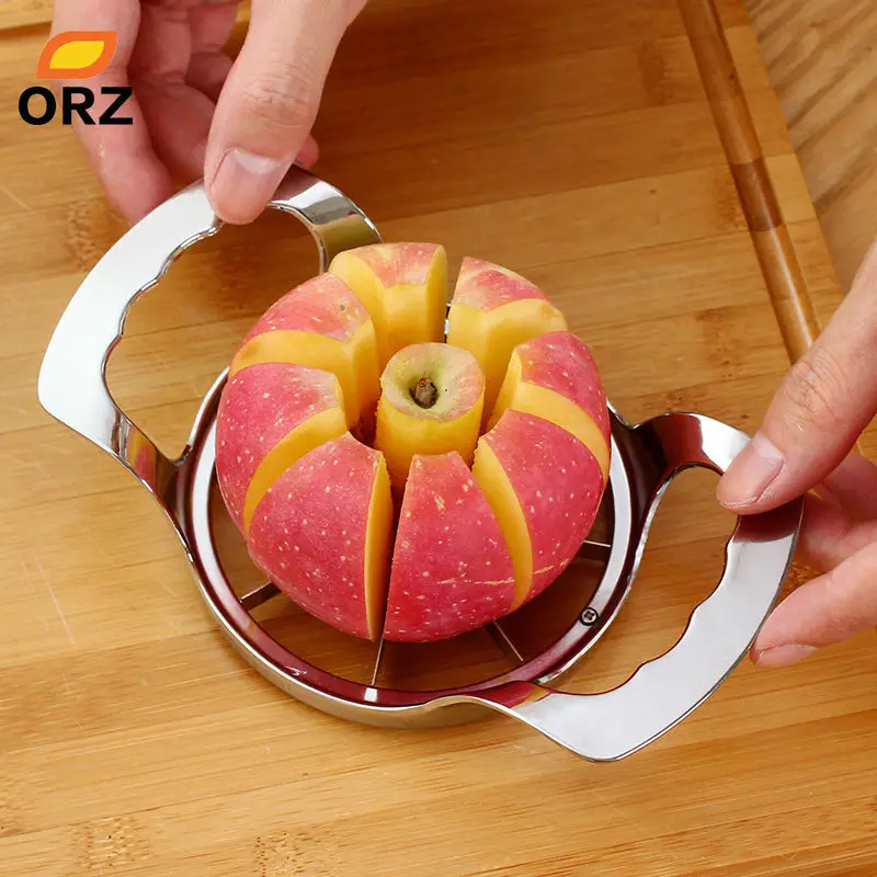 ORZ нож для резки яблока стальной механический ломтиками овощей и фруктов Груша