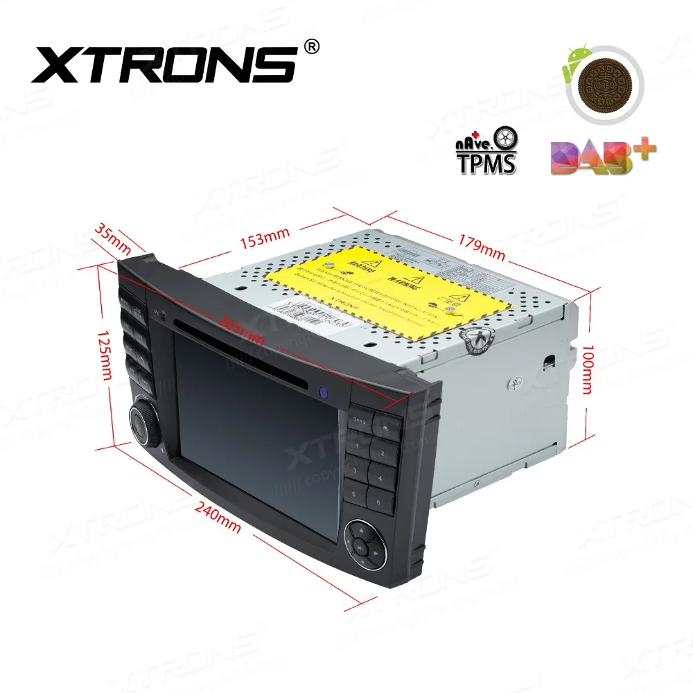 XTRONS 2 Din 7 &quotAndroid 8 1 радио gps RCA wifi OBD Автомобильный dvd плеер для Mercedes Benz W211 E200 E220 E240 E270