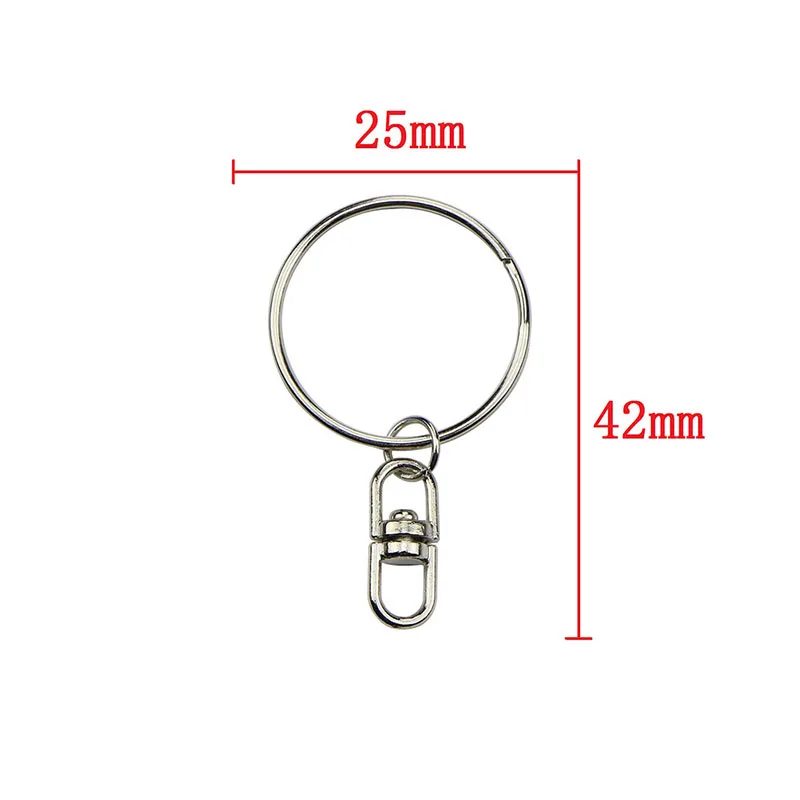 10Pcs/lot Silver Color Keyrings Keychain Split Ring Key Chains DIY Jewelry Making Accessories New | Украшения и аксессуары