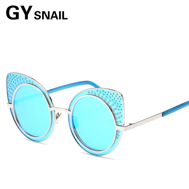 GY Новое поступление 2017 года модные женские туфли кошачий глаз Солнцезащитные