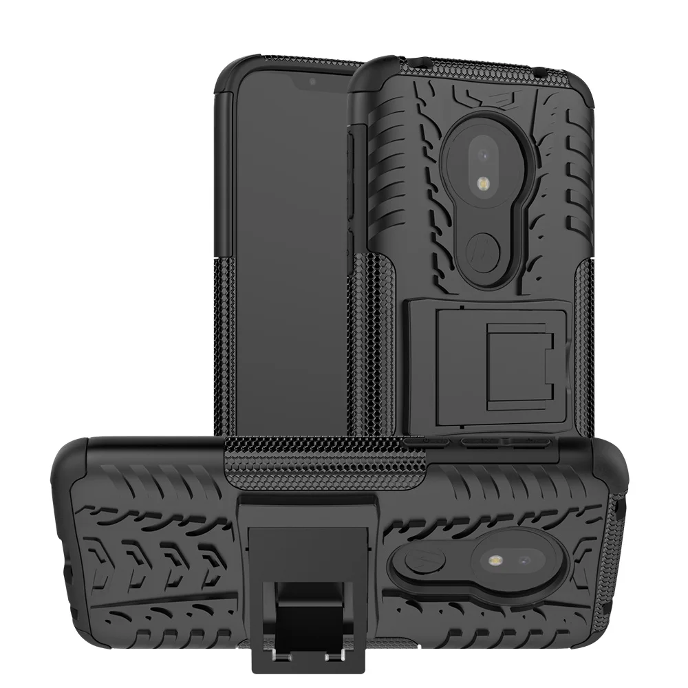 Black Для Motorola G7 power чехол для Moto G7 Play чехол для Moto G7 Play/G7 power США/Европа версия для Moto Z4 Play защитный щит - Цвет: Black