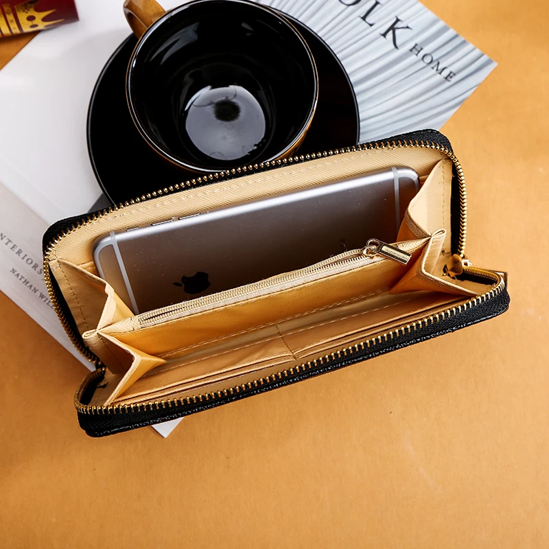 Women Wallets Purses PU Leather Long Wallet Phone Bag Money Coin Pocket Card Holder Female Wallets YY01