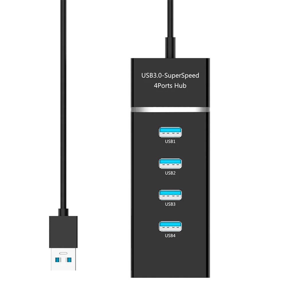 Expansion Durable Desktop Splitter Computer Multi HUB Data Transmission Plug And Play High Speed Conversion 4 Ports USB 3.0 | Компьютеры и