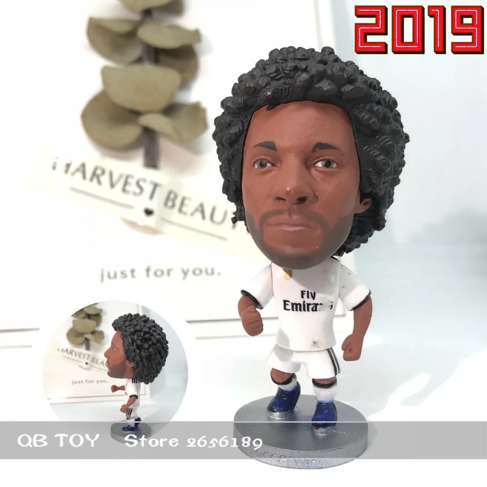 2019 Soccerwe dollsfootball stars 12 # Marcelo подвижные швы Смола Модель игрушки фигурка куклы