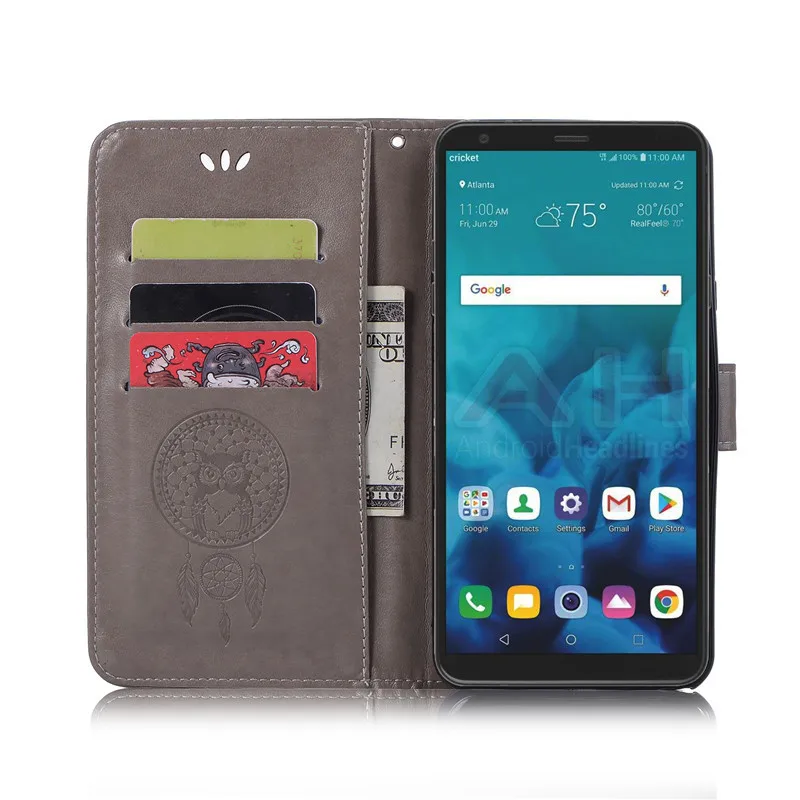 Чехол для LG Q7 чехол Q7a + Plus чехол-бумажник 5 дюйма Обложка на заднюю панель из