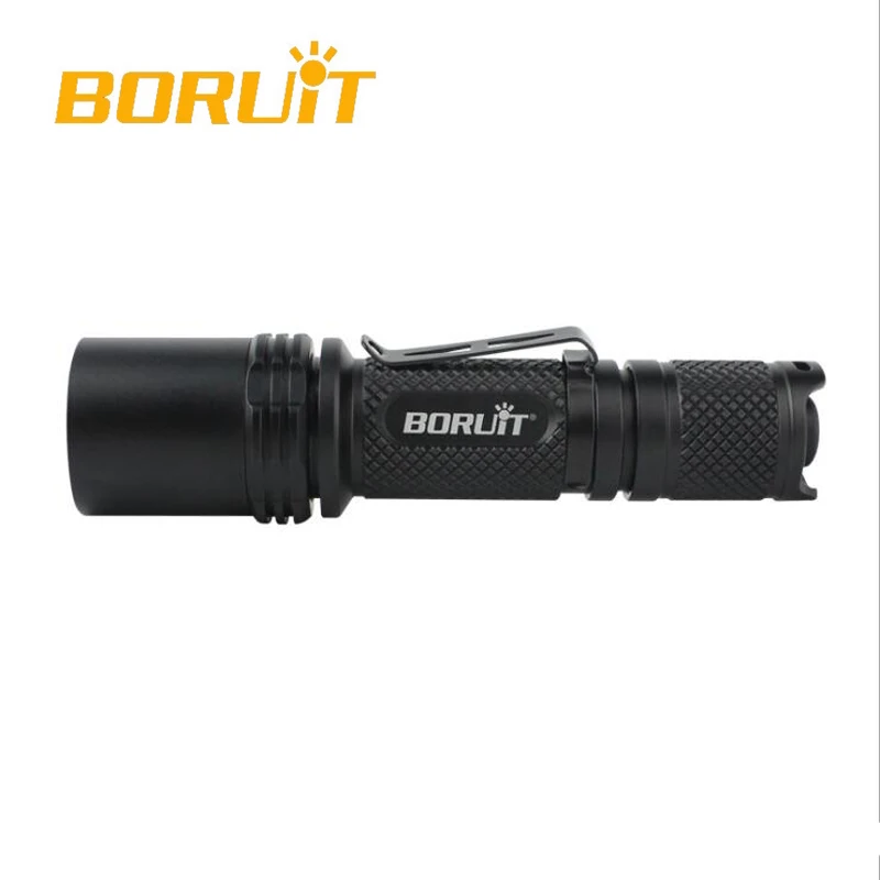 BORUiT BC07 750lm тактический мини фонарик с зумом светодиодный USB Перезаряжаемый фонарь