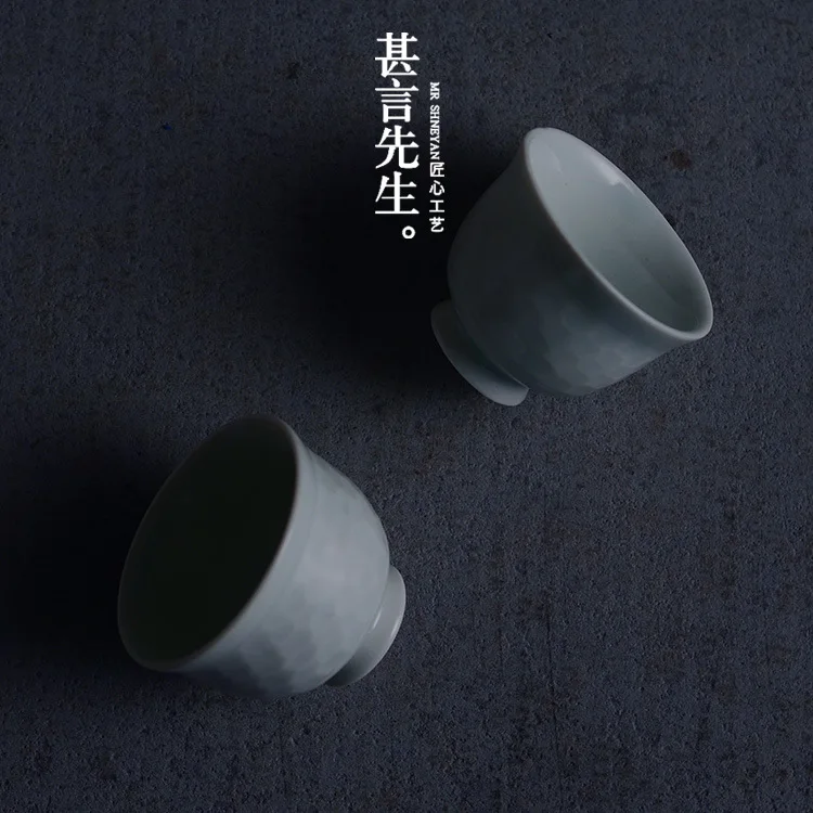 Ручная работа чашка с куриным сердцем маленькая чайная Цзиндэчжэнь