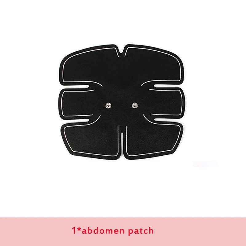 1pc Abdomen patch EMS стимулятор, беспроводной тренажер для стимуляции мышц, тренажер для мышц живота, тренажер для похудения, устройство для тренировки, массажер - Цвет: 1pc Abdomen patch