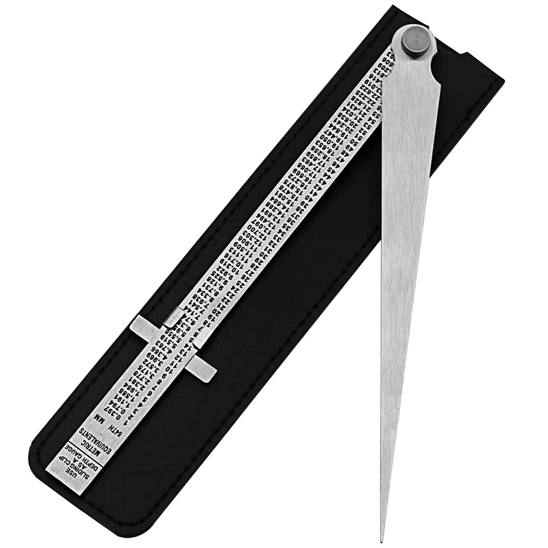 

1set high precision taper feeler gauges 1-15mm Stainless Steel Depth Ruler gap Hole Welding Inspection Measurement repair Tool