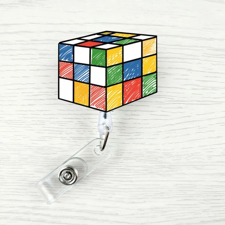 Новое поступление 1 шт. выдвижной акриловый значок медсестры зажим для катушки