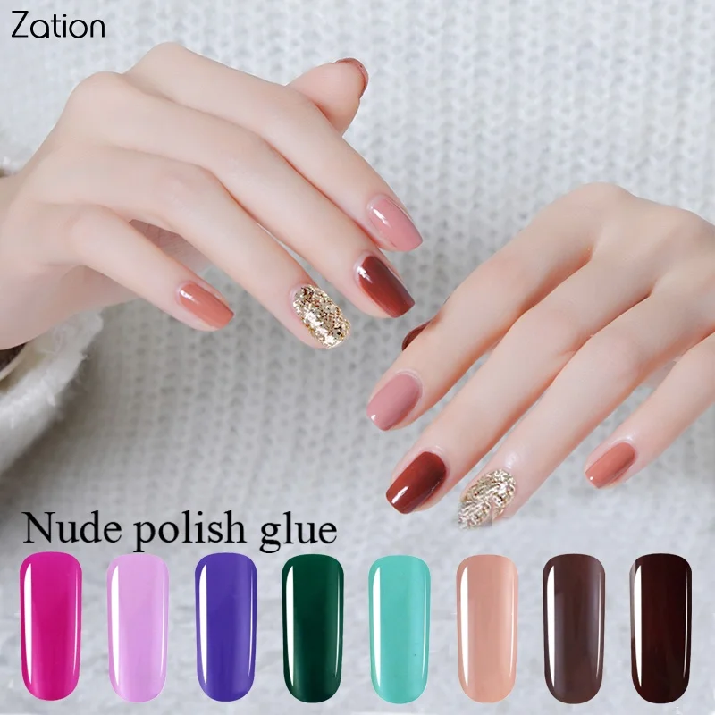 Зация Лидер продаж Цвета УФ гель лак для ногтей эмаль полу постоянный повезло