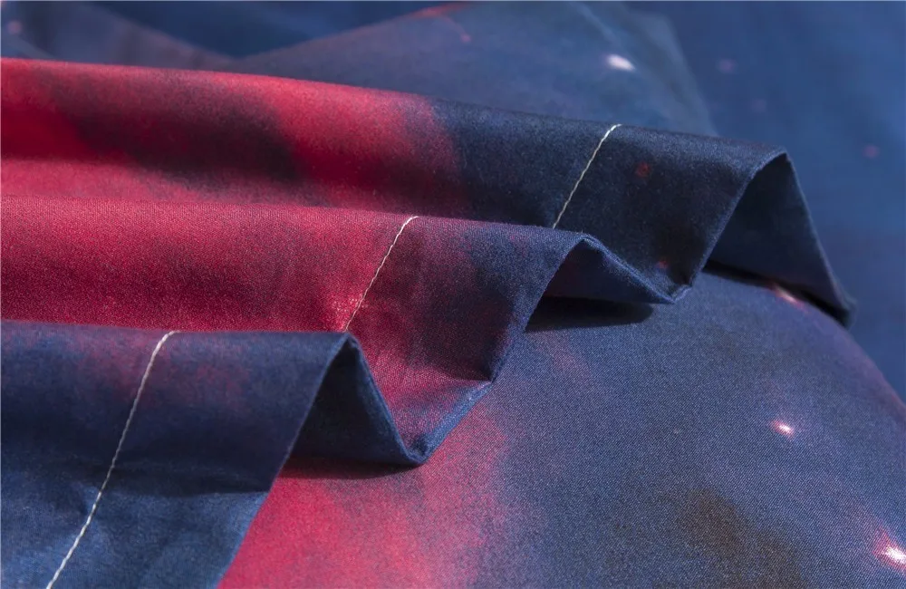 Домашний 3d Млечного Пути звездное небо постельное бельё Твин/queen Размеры постельное белье лошадь наволочка пододеяльник набор 2/3/4 шт