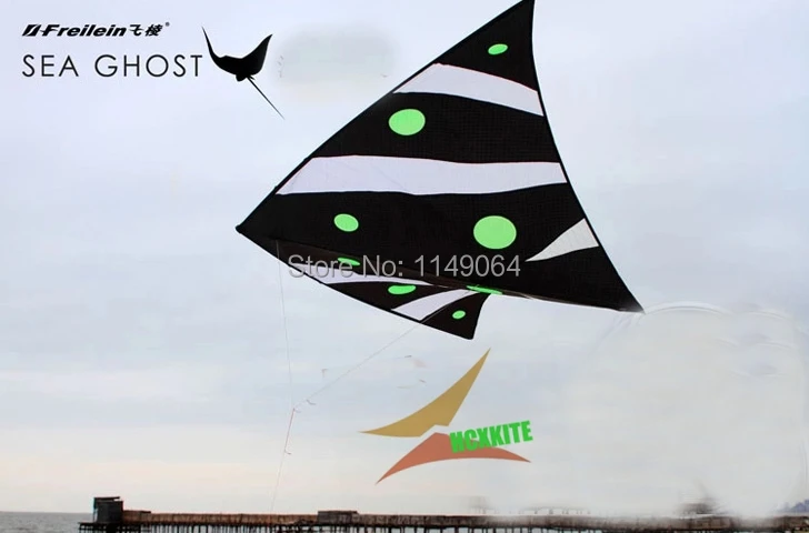 

free shipping high quality deep sea ghost kite flying indoor with handle line outdoor toys albatross kite factory eagle