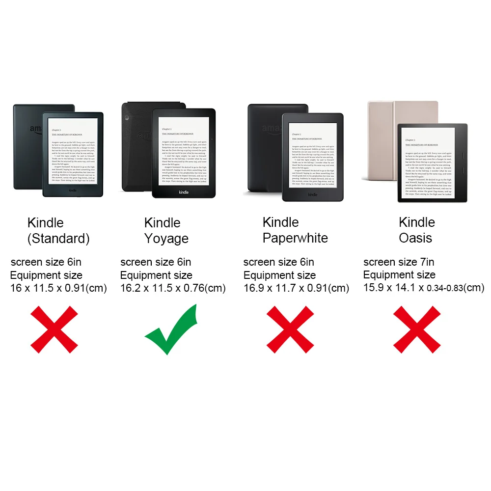 Серебряный чехол для Kindle Voyage UP из искусственной кожи многоцветная Обложка Auto
